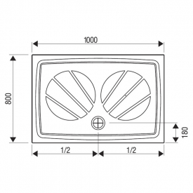 Поддон Gigant PRO 80x100