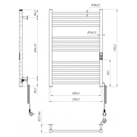 Рушникосушка Hygge Family HF Greenwich 77x53