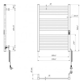Полотенцесушитель Hygge Family HF Oxford 77x53