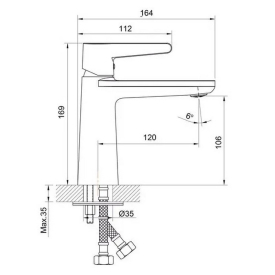 Змішувач Dakota Gun Grey