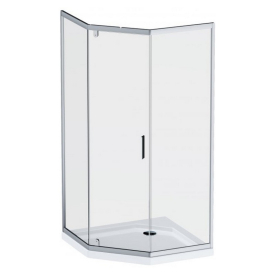 Душова штора Gem 5-corner Pivot 90x90
