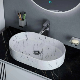 Раковина Venus Light Oval Marble