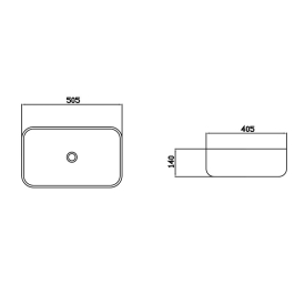 Раковина Venus Dark Curvel Marble
