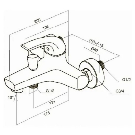 Змішувач Move