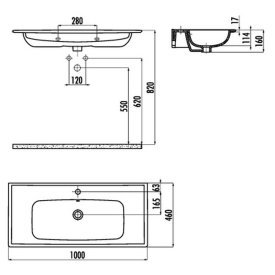 Раковина Erine 100