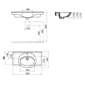 Раковина Etol 65