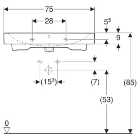 Раковина iCon 75