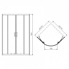Душевая кабина Rekord 90