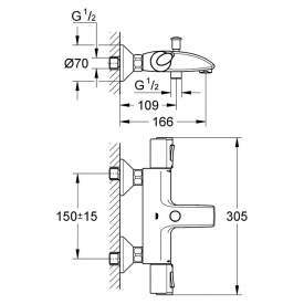 Смеситель Grotherm 1000