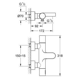 Термостат Grotherm Cosmopolitan 3000