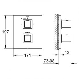 Термостат Grohtherm Cube