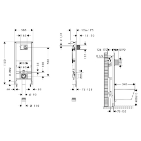 Інсталяція iFrame + чаша унітаза Elupura S