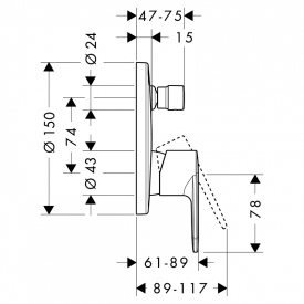 Смеситель Talis E2