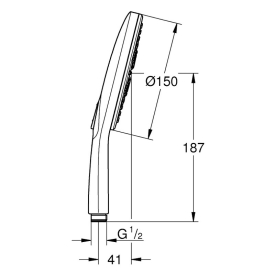 Лійка Rainshower Smartactive 150