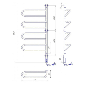 Рушникосушка Електра-I 100x44.5