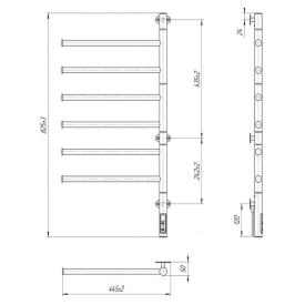 Рушникосушка Веєр-I 80x44.5/80