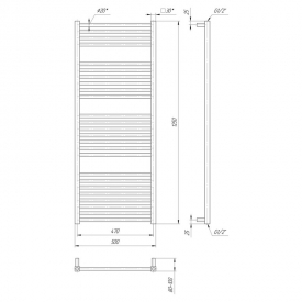 Полотенцесушитель Гера 125х47