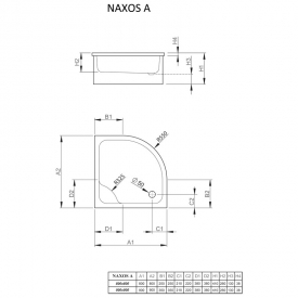 Піддон Naxos A80