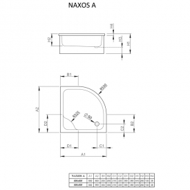 Піддон Naxos A80