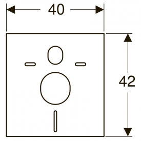 Інсталяційна система Duofix + Delta 51