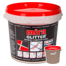 Затирка Mira Glitter alabaster / 1