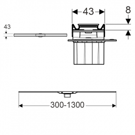 Душевой канал Cleanline 60