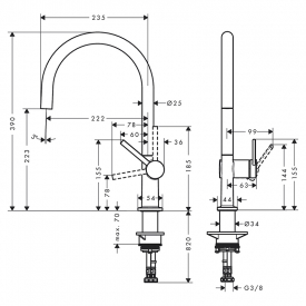 Смеситель Talis M54