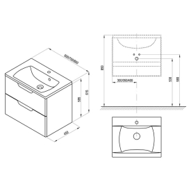 Шкафчик для раковины SD Classic II 70