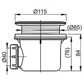 Душова кабіна XP1CP 4-90