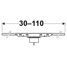 Душовий канал Cleanline 50