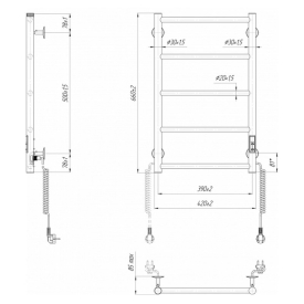 Полотенцесушитель Классик F HP-I 65x43 TR