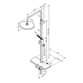 Душевая система Apollo
