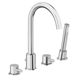 Смеситель Scandinavian Pure с душевым комплектом