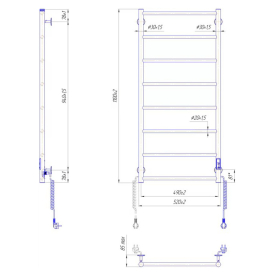 Рушникосушка Класік F НР-І 109x53/75 TR