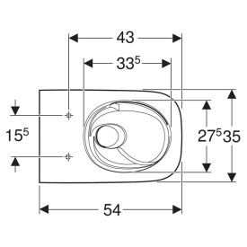 Чаша унитаза Selnova Square TurboFlush