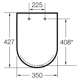 Сидіння Gap Clean Rim