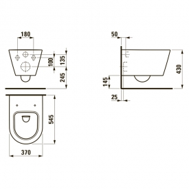 Чаша унитаза Kartell