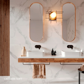 Грес Carrara Soft White Satin Rect