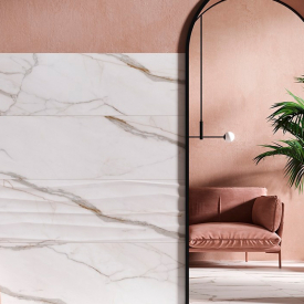 Кахель Cosima White Structure Satin