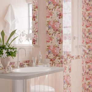Кахель Troyanda Flowers Beige
